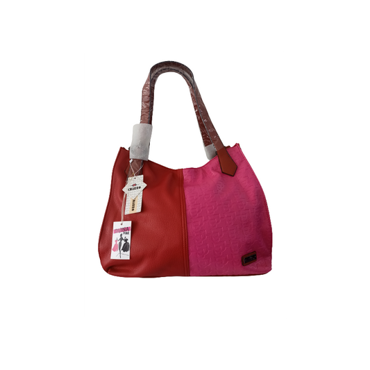 Borsa grande Charro colore rosso e fucsia